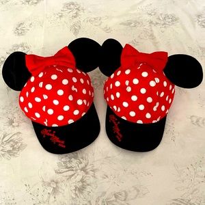 Disney Caps (2 caps) with Bow and Ears